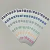 Pegatinas de índice Morandi color fuera de la tarjeta de intercambio de tarjetas materiales de embalaje pegatinas de índice etiquetas adhesivas Net Red Post-it notas n veces