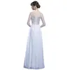 Vestido Blanco de Malla Elegante para Banquetes y Damas de Boda, Moldeador y Estilizado, Nuevo Modelo 2026 para Exámenes de Arte y Recitales de Piano