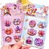 Adesivos 3D de Água Tremulante do Grupo de Meninas Caçadoras de Demônios, Adesivos Tremulantes Ativados por Água para Decoração DIY Infantil, Adesivos Criativos Guka