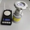 Mini muestreador redondo de 10 cm cuadrados muestreador medidor de peso en gramos muestreador pequeño cortador de prensa manual báscula electrónica