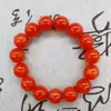 Pulseira Tesouro de Sedimento de Sangue com Contas Vermelhas, Resina, Fio Dourado, Salgueiro Vermelho, Brinquedo Cultural Vermelho Chinês, Pulseira Unissex, Árvore de Sangue de Dragão, Popular em Transmissões ao Vivo