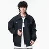 Ropa casual para hombre Enbu moda estilo moderno chaqueta guapa chaqueta simple a prueba de viento para hombre abrigo versátil para pareja chaqueta de hombre