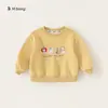 Bangxuan Huzhou Zhili Roupas Infantis Tops Infantis Gola Redonda Pulôver para Bebês Fofos Roupa Íntima para Bebês Moletons para Meninas