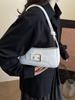 Bolso de Nicho Sense de Alta Gama Estilo Occidental para Mujer 2025 Nuevo Bolso Cruzado Ins Estilo Coreano Moderno Cool de Hombro Axilar Pequeño