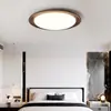 Lámpara de Techo para Dormitorio Estilo Chino Estilo Wabi-Sabi Lámpara de Techo Estilo Mid-Century Americano Color Nogal Retro Lámpara de Estudio para Sala de Té Protección Ocular