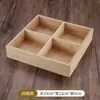Jiugongge Creativo vajilla comercial restaurante de hot pot tienda de barbacoa plato de carne y verduras caja de bambú y madera bandeja plato con compartimentos