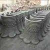 Em Estoque GRC Coluna Romana Europeia Capitel Pena Relevo Arco Redondo Capitel de Coluna Parede Externa de Villa Componentes de Cimento Fabricante Fornecimento Direto