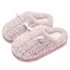 Zapatillas de algodón lindas Lidani para mujer, otoño e invierno, antibacterianas, de suela gruesa, antideslizantes, nuevas zapatillas de felpa cálidas para interior en casa, estilo pareja, para hombre