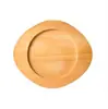 Bandeja Teppanyaki de Madera de Pino Personalizada, Base de Madera Aislante de Calor, Bandeja de Madera para Pizza, Plato para Bistec, Plato Occidental para Uso en Casa, Rectangular