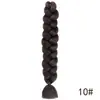 Pelucas de Fibra Sintética Europeas y Americanas, 41 Pulgadas, 165 Gramos, Trenzas Grandes, Trenza de Presión, Extensiones de Rastas, Al por Mayor en Stock