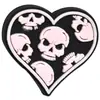 Contas de caneta de PVC para Halloween, contas de caveira de desenho animado, contas de cordão, contas centrais de fantasma fofas