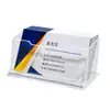 Suporte para Cartão de Visita Transparente Simples Criativo de Acrílico Suporte de Cartão para Mesa de Escritório Caixa de Armazenamento de Cartões com Múltiplos Compartimentos de Grande Capacidade Venda por Atacado