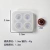 Mini Forma Molde de Nariz Mini Tarte de Frutas Molde de Nariz Silicone para Misturar Resina Molde DIY