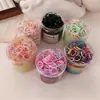 Bandas Elásticas Amigables con el Cabello de Bebé, Alta Elasticidad y Resistentes Gomas para el Cabello, Gomas Desechables para el Cabello de Niños, Accesorios para el Cabello Dopamina