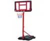 Canasta de Baloncesto Ajustable Móvil para Adultos, Hogar, Interior, Fitness Físico, Canasta de Baloncesto para Niños, Exterior, Baloncesto Juvenil para Exteriores
