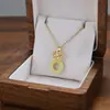 Comercio Exterior de Amazon Venta Caliente Collar de Acero de Titanio Temperamento Femenino Circonita Microincrustada Personalidad Cadena para Clavícula de Alto Sentido Colección Joyería