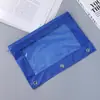 Estojo de Lápis Bolsa para Arquivo com Três Furos Tecido Oxford Argola Anel Organizador de Escritório B5 Bolsa de Papelaria Estojo de Lápis de Grande Capacidade Bolsa de Armazenamento