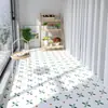 Alfombra de Piso de Aspecto Limpio Minimalista Moderna, PVC Lavable y Limpiable con Trapo, Alfombra de Tamaño Grande para Sala de Estar y Dormitorio, Alfombra de Sofá de Cobertura Completa