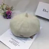 Chapéu de pintor com circunferência de cabeça grande outono e inverno Nova Estrela de anis chapéu de jornaleiro casual versátil boina britânica retrô feminino