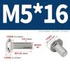 Pernos de Carruaje 304 M6-M12 Acero Inoxidable Cabeza Semiredonda Cuello Cuadrado Pernos Marco de Puente M4M5M8M10 Pernos de Estructura de Acero