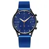 Procesamiento y Personalización de Calendario de Moda Popular Europeo y Americano de Comercio Exterior Reloj Vip para Hombre Reloj para Hombre Correa de Malla Correa Milanesa Reloj de Cuarzo