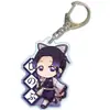 Cazador de demonios: Kimetsu No Yaiba Llavero Acrílico Tanjirou Nezuko Decoración para Bolso Colgante Pequeño Regalo del Día del Niño