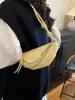Bolsos de Mujer de Moda Transfronterizos 2025 Nuevo Bolso de Cadena Popular Bolso de Hombro de Nicho Tipo Empanada Bolso Cruzado Versátil