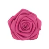 Rosa de listón de 6 cm listón flor de 6 puntas accesorios para el cabello de niños ramillete flor colgante para mascota flor para zapato en stock
