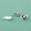 Novo Pingente de Prata S925 Pingente de Lingote Pequeno Retrô Material para Pulseira de Corda Trançada DIY Acessórios com Contas