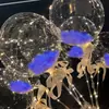 Balões Transparentes Bobo Ball para Arranjo de Proposta 18 polegadas 24 polegadas 36 polegadas Aniversário Confissão Buquê Romântico Decoração