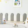 Adesivos de Parede de Bolsa Macia Anticolisão para Jardim de Infância Autoadesivos Tatami Cabeceira de Cama Bolsa Macia de Cabeceira Autoadesiva