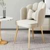 Silla de Maquillaje de Lujo Ligero para Celebridades de Internet para Uso en Casa, Silla Perezosa con Respaldo de Almacenamiento para Dormitorio, Taburete de Tocador, Taburete de Almacenamiento para Manicura