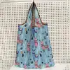 Bolsa de Ombro Casual Fashion para Viagem de Menina, Sacola de Compras de Supermercado Portátil de Nylon para Venda por Atacado