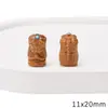 Cuentas Decorativas de Calabaza Estilo Chino para la Buena Suerte, Cuentas de Madera, Pulseras de Amistad Hechas a Mano para DIY, Colgantes, Materiales y Accesorios para Cadena de Teléfono