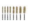 Kit de Reparación de Automóviles Alambre de Cobre Acero Inoxidable Nylon Cepillo de Cerdas Cepillo de Alambre de Acero Vástago Hexagonal de 1/46.35mm