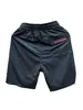 Pantalones cortos de seda helada de estilo europeo, pierna recta, frescos, de secado rápido para hombre, verano, finos, transpirables, versátiles, elegantes, shorts de playa