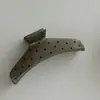 Pinza para el pelo de lunares grises, Pinza para el pelo de moda, Pinza grande para el pelo, Pinza versátil para el pelo, Accesorio para el pelo de pinza de tiburón para niña