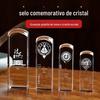 Selo de cristal transparente lembrancinhas atacado gravação temporada de formatura reunião criativa aniversário da escola presentes para alunos