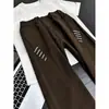 Jeans Rectos de Algodón Puro Estilo Retro Americano para Hombre Marca de Moda Bordado de Pliegue Pantalones Rectos cleanfit Pantalones Micro Acampanados