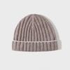 Gorro de Punto Nuevo Otoño e Invierno Europeo y Americano, Gorro para Hombre de Lana Pura, Gorro para Mujer, Borde de Canalé con Bloques de Color B*C Suéter Gorro de Ciclismo