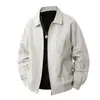 Jaqueta de Lapela Estilo Americano Detroit da Nasa para Homem Primavera e Outono 2026 Nova Jaqueta Workwear Patchwork Desconstruída 100% Algodão