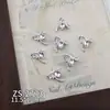 Cadena de Amor de Venta Caliente Transfronteriza Moño Rhinestones para Uñas Plateados Morados Rhinestones Rosa Girly Accesorios de Arte de Uñas con Rhinestones Venta al por Mayor