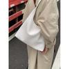 Bolso Retro de Gran Capacidad para Desplazamiento para Mujer 2025 Nueva Moda Simple Patrón Tejido Bolso de Hombro Bolso Tote Relajado