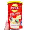 Le. Shi Batatas Chips Sabor Pepino Sabor Tomate Sabor Original Churrasco 40g Batatas Chips em Lata Caixa Fechada com 24 Latas