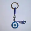 Colgante de Serie Ojo de Diablo Transfronterizo Europeo y Americano Colgante de Llavero de Joyería de Animales Ojo de Hueso con Goteo de Aceite Accesorios de Aleación para Mujeres