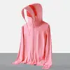 Roupas de Proteção Solar Personalizadas com Aba Larga para Homens e Mulheres, Jaquetas com Capuz de Verão para Casais, Jaquetas Publicitárias Skin para Homens e Mulheres com Logotipo Impresso