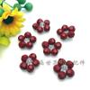 Girasol de Cuentas de Cristal Tejido a Mano Estilo Pastoral Cuentas de Vidrio Flor Colgante para Joyería DIY Accesorios para Ropa Cosidos a Mano