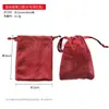 Bolsa para joyas bolsa pequeña de tela bolsa de terciopelo bolsa de terciopelo con cordón bolsa para polvo de joyas pulsera de joyería colgante venta al por mayor