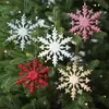 Decoración Navideña Árbol de Navidad Escandinavo Colgante Copo de Nieve Decoración de Hielo y Nieve Navideña Copos de Nieve Coloridos Caja de PVC 10cm