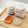 Mini caja portátil para conservar la frescura con tapa sellada a prueba de polvo sin sabor caja para conservar la frescura de los alimentos caja para subenvasado de frutos secos para alimentos complementarios